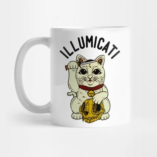 Illumicati Skull Cat Horror Fan Art Mug